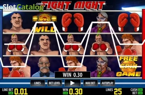 Скрин7. Fight Night HD слот