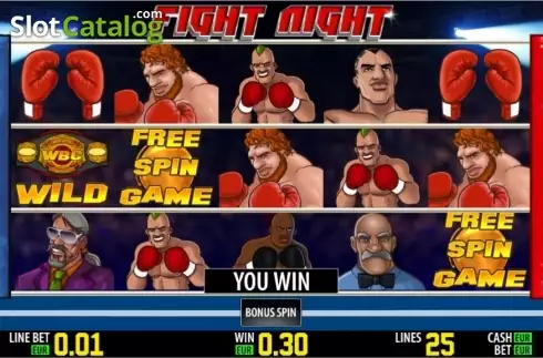 Скрин8. Fight Night HD слот