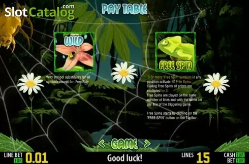 Скрин3. Insect World HD слот