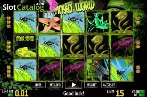 Скрин4. Insect World HD слот