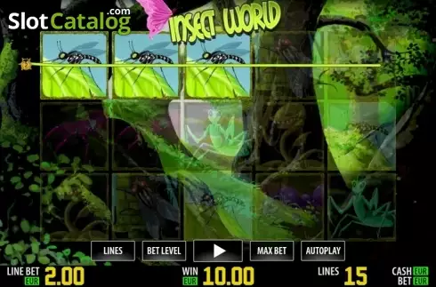 Скрин5. Insect World HD слот