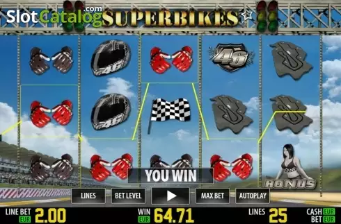 Скрин4. Superbikes HD слот