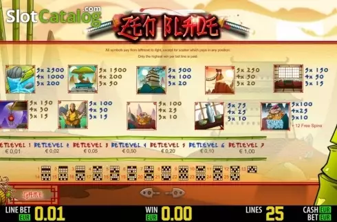 Скрин2. Zen Blade HD слот