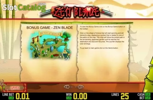 Скрин4. Zen Blade HD слот