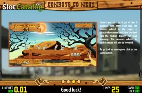 Скрин4. Cowboys Go West HD слот