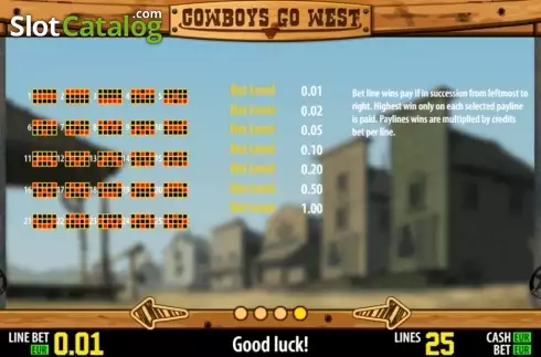 Скрин5. Cowboys Go West HD слот
