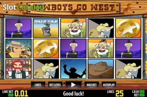 Скрин6. Cowboys Go West HD слот