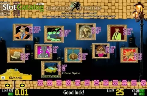 Скрин2. Gentleman Thief HD слот