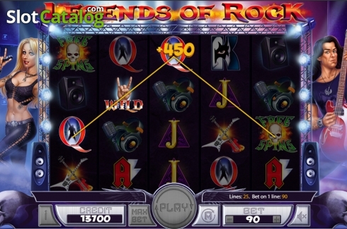 Скрин3. Legends of Rock слот