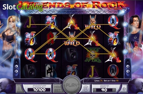 Скрин5. Legends of Rock слот