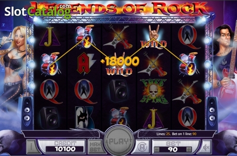 Скрин6. Legends of Rock слот