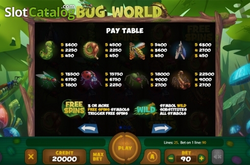 Скрин6. Bug World слот