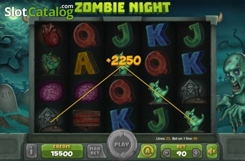 Скрин3. Zombie Night слот