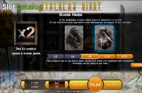 Скрин8. Stalker's Diary слот