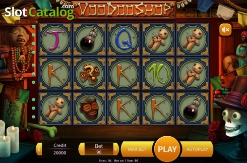 Скрин2. Voodoo Shop слот