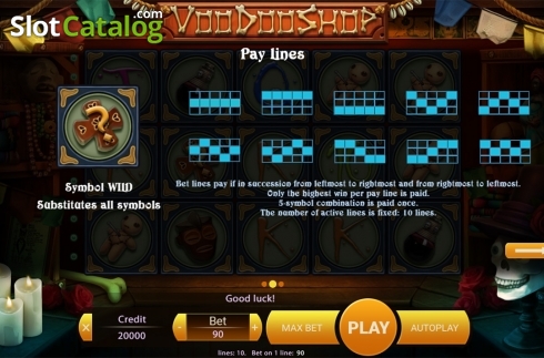 Скрин9. Voodoo Shop слот