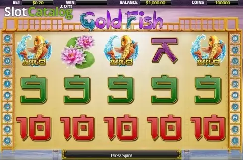 Скрин2. Gold Fish (XIN Gaming) слот