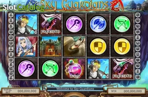 Скрин2. Sky Guardians слот