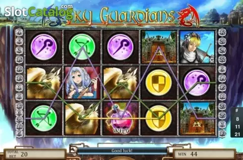 Скрин3. Sky Guardians слот