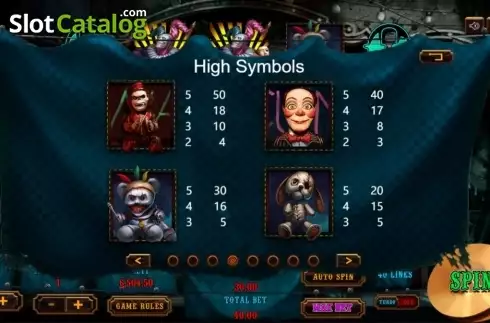 Скрин9. Dark Joker (XIN Gaming) слот