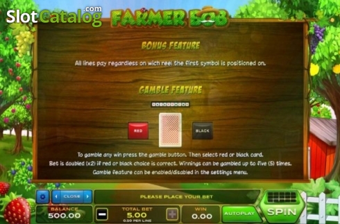 Скрин6. Farmer Bob слот