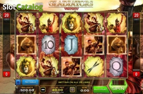 Скрин2. Gladiators Victory слот