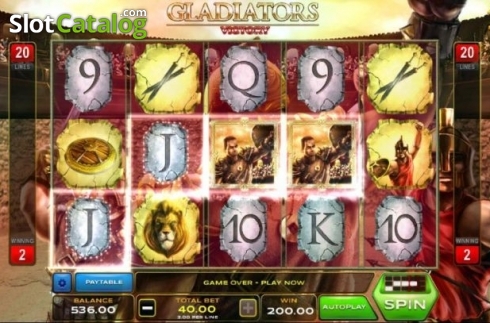 Скрин4. Gladiators Victory слот