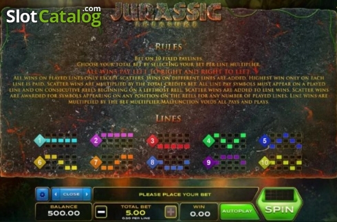 Скрин7. Jurassic Treasure (Xplosive Slots Group) слот