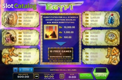 Скрин4. Wonders of Egypt (Xplosive Slots Group) слот