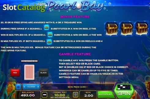 Скрин5. Pearl Bay (Xplosive) слот