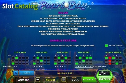 Скрин6. Pearl Bay (Xplosive) слот