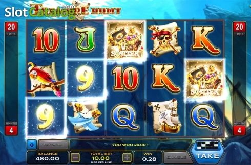 Скрин3. Treasure Hunt (Xplosive Slots Group) слот