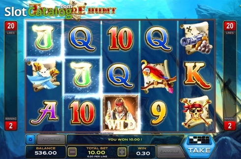 Скрин5. Treasure Hunt (Xplosive Slots Group) слот