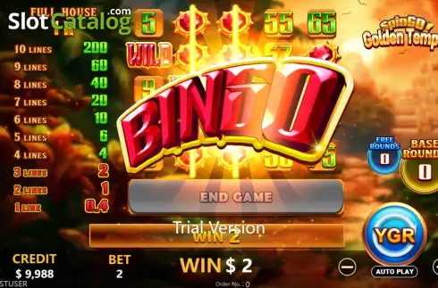 Скрин3. Golden Temple SpinGO! слот