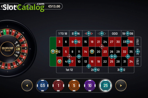 Скрин3. Golden Chip Roulette слот