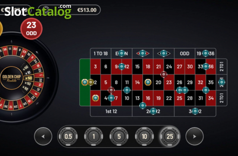 Скрин4. Golden Chip Roulette слот