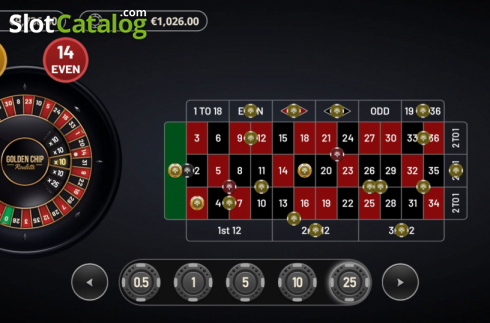 Скрин5. Golden Chip Roulette слот