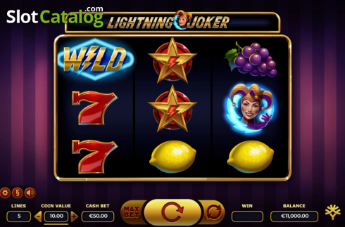 Скрин2. Lightning Joker слот