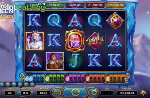 Скрин4. Frost Queen Jackpots слот