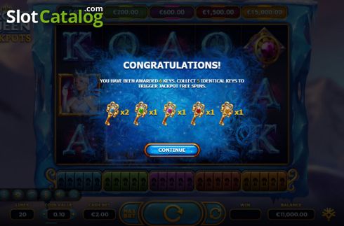 Скрин3. Frost Queen Jackpots слот