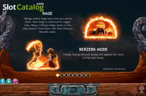 Скрин2. Vikings Go Berzerk слот