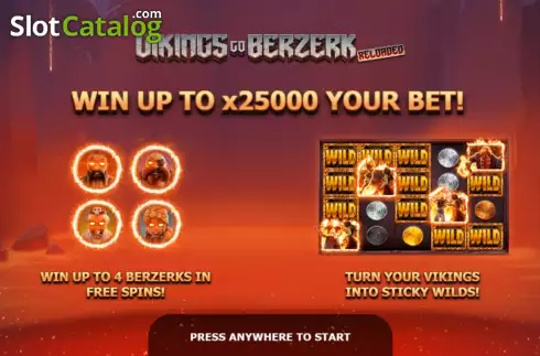 Скрин2. Vikings Go Berzerk Reloaded слот