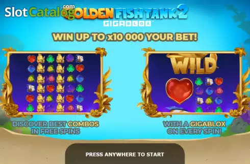 Скрин2. Golden Fish Tank 2 Gigablox слот