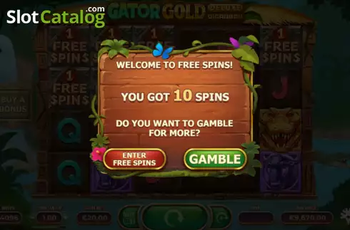 Скрин7. Gator Gold Deluxe Gigablox слот