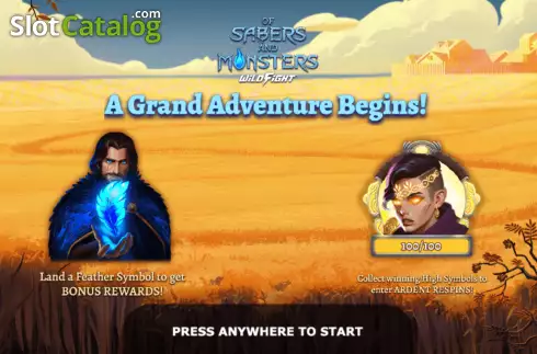 Скрин2. Of Sabers and Monsters слот