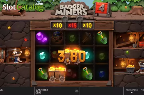 Скрин6. Badger Miners слот