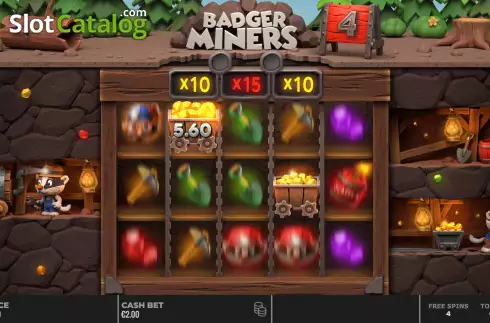 Скрин7. Badger Miners слот