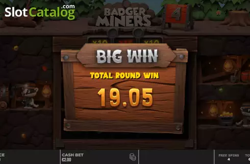 Скрин8. Badger Miners слот