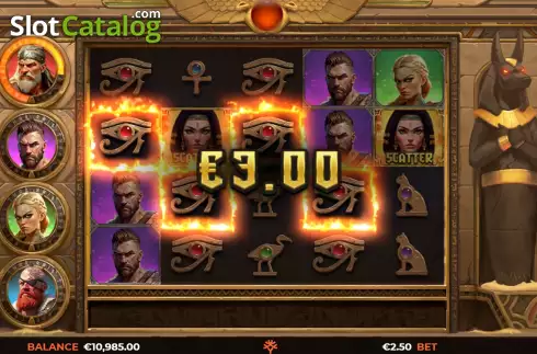 Скрин2. Vikings Go To Egypt Wild Fight слот