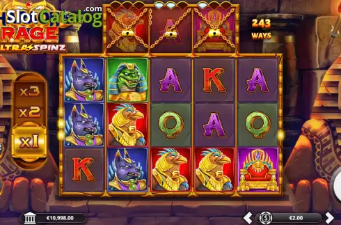 Скрин2. Pharaoh's Rage UltraSpinz слот